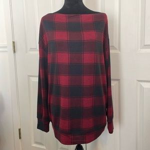 Maurice’s plaid top size 0x